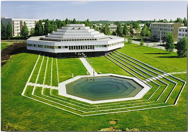 Административное здание, Рапла, Эстония СССР, архитектура, интересное, фотографии