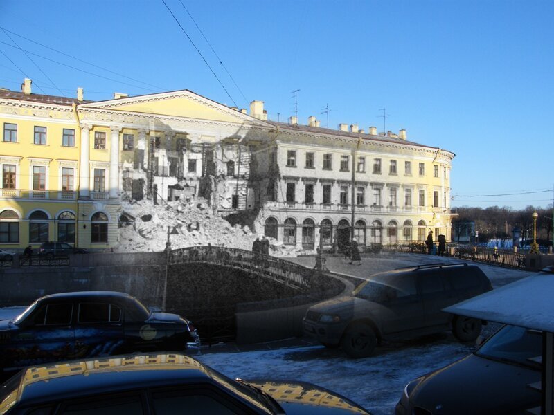 Ленинград 1942-2009 Набережная Мойки 1. Дом Адамини 