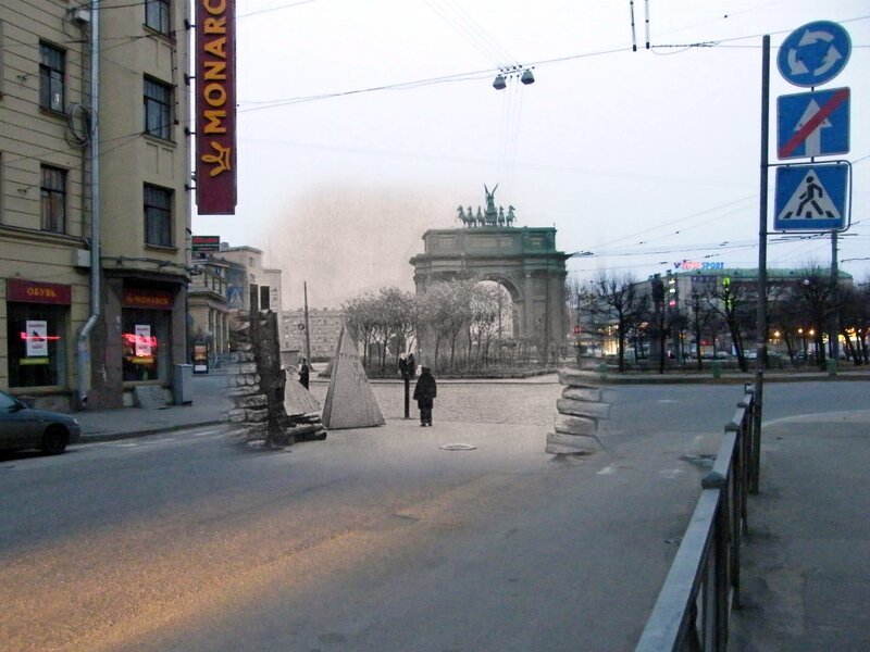 Ленинград 1941-2009 Площадь Стачек- Нарвский проспект 