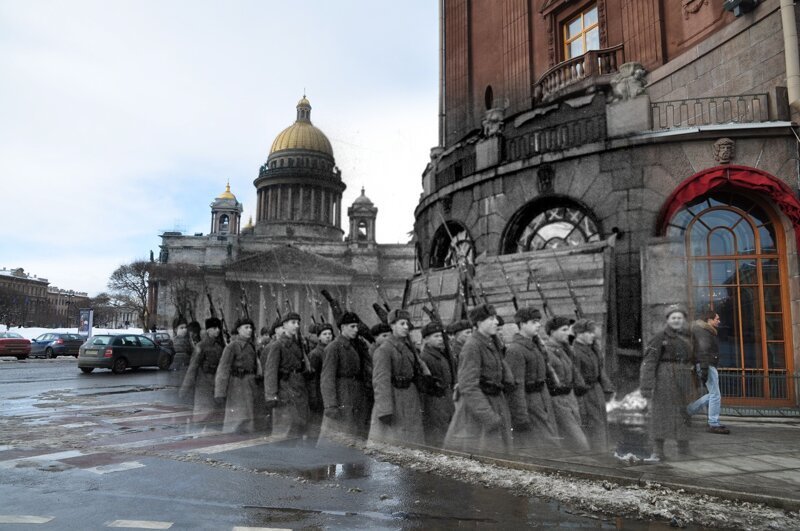 Ленинград 1941-2010 Исаакиевская площадь. Астория 