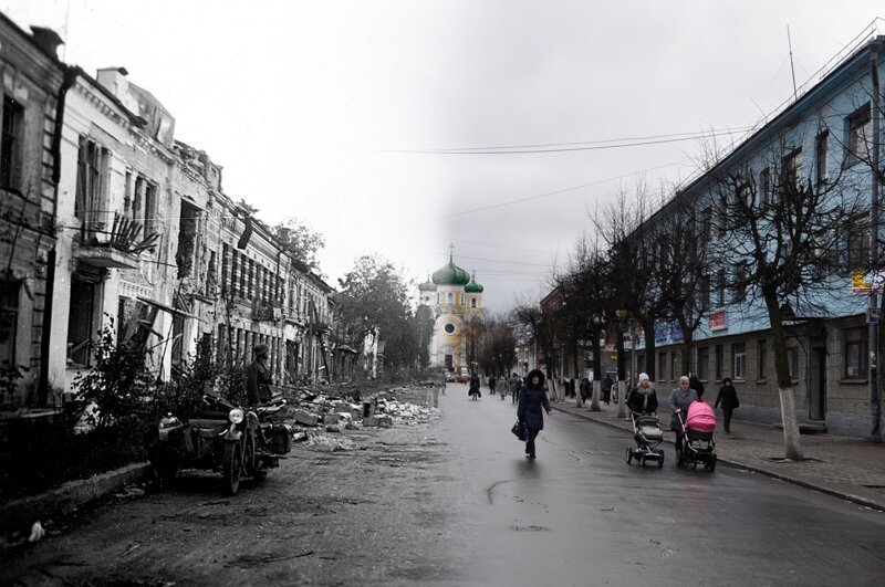 Гатчина 1942-2011 Соборная улица 