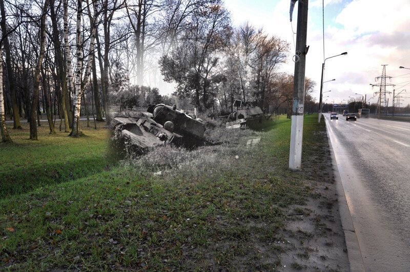 Ленинград 1941-2011 Петергофское шоссе. Трагедия 124-й танковой бригады 
