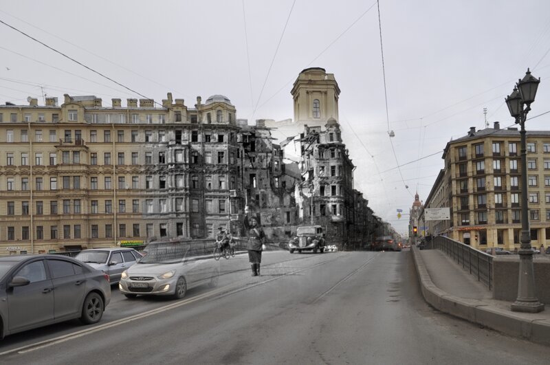 Ленинград 1943-2013. Измайловский мост 