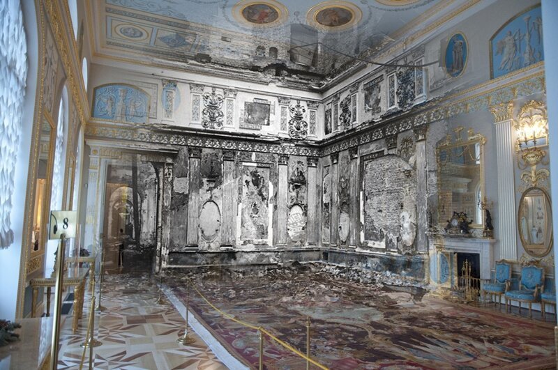 Пушкин 1944-2016 Екатерининский дворец. Зал Арабесок 