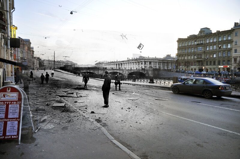 Ленинград 1941-2013 Фонтанка 