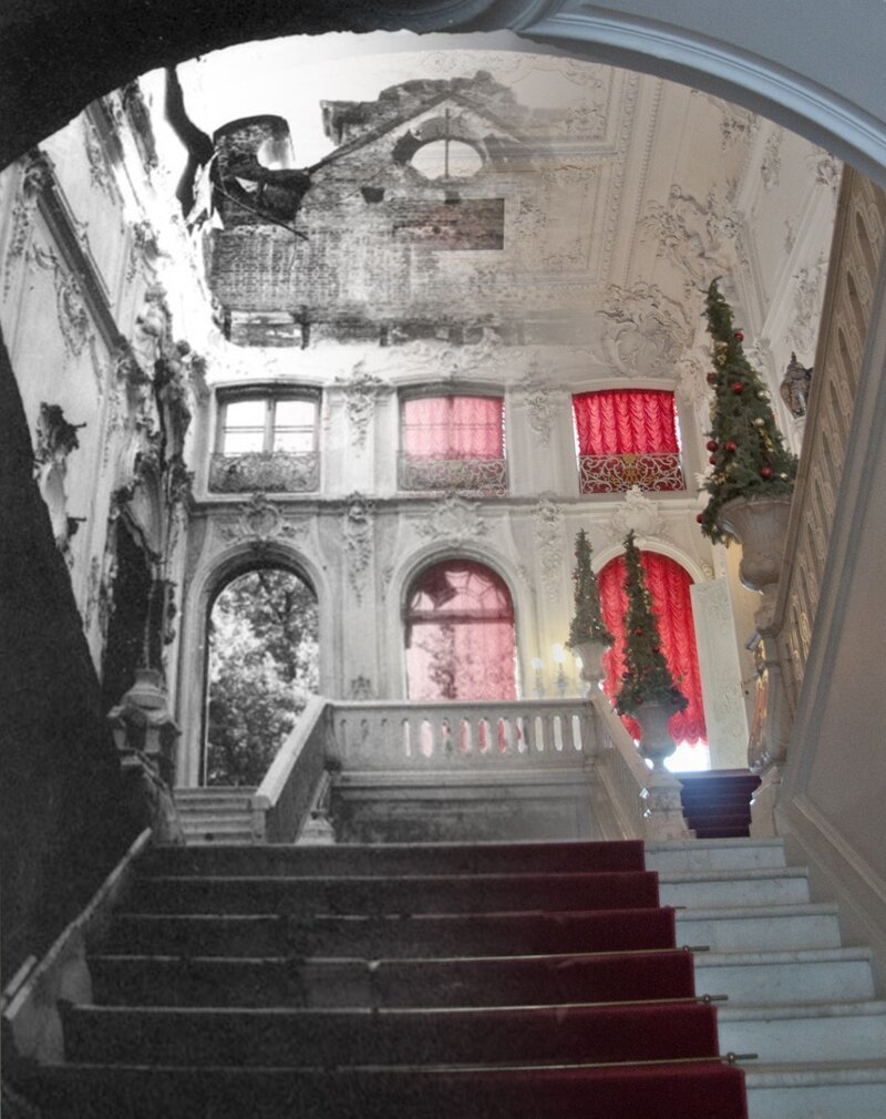 Пушкин 1944-2016 Екатерининский дворец. Парадная лестница 
