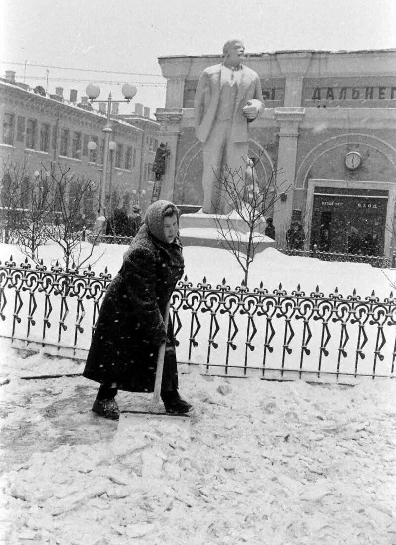 Фотографии зимней Москвы разных лет