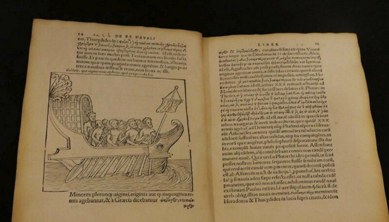 Книга 1535 года, изданная на латыни и  греческом 