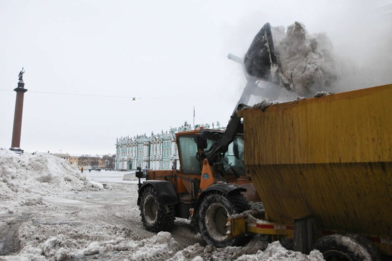 Новая услуга: на время снегопадов петербуржцам предлагают сопровождение с лопатой