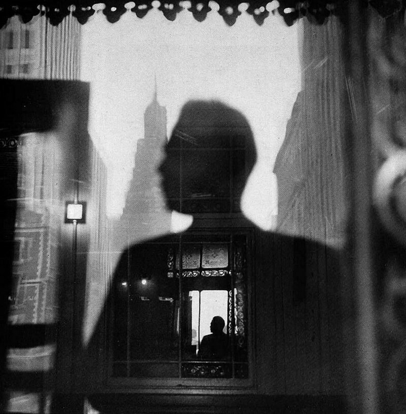 Автопортрет, 42-я улица, 1946 год.