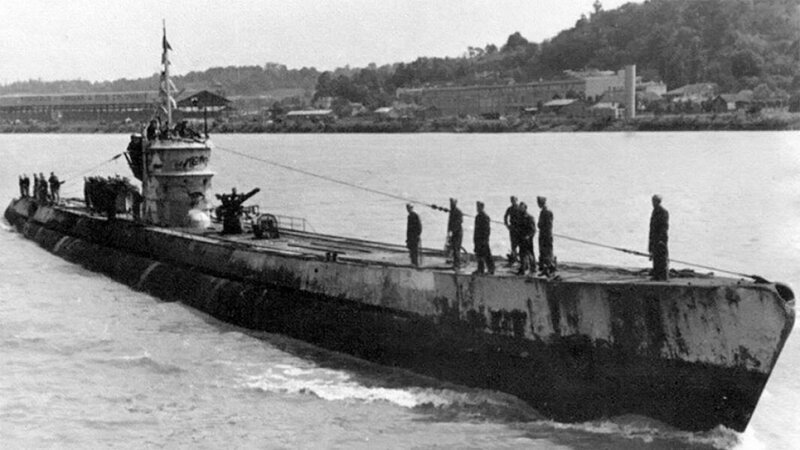 Подводная лодка U 178 в Бордо. 1943 год