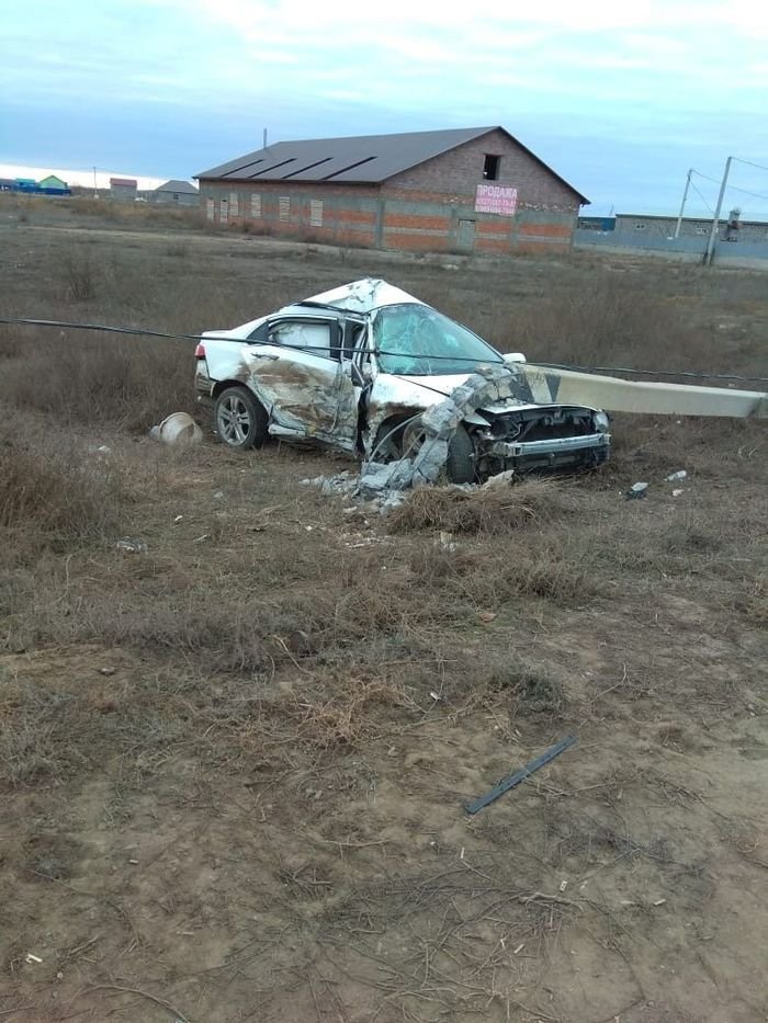 Авария дня. Женщина устроила серьезное столкновение в Астраханской области