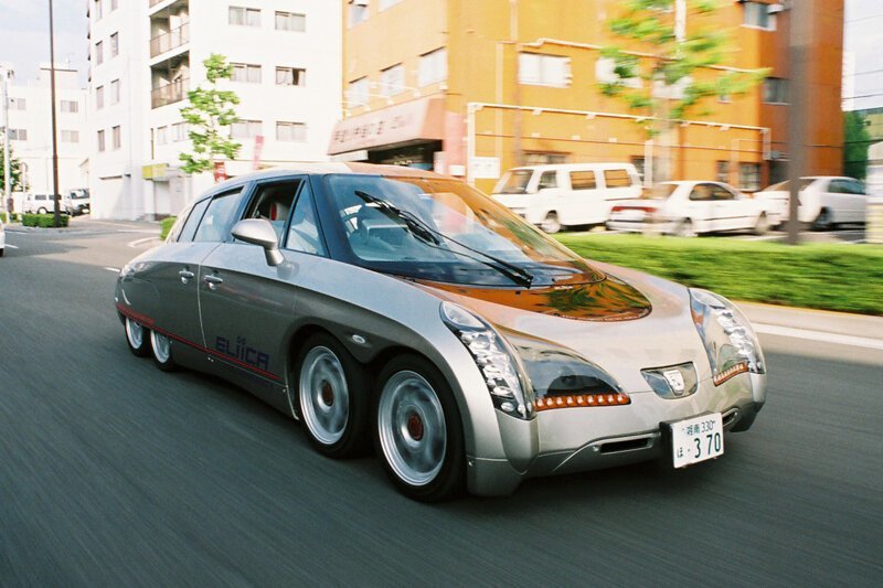 Tesla Car Eliica Japan's Electric Supercar