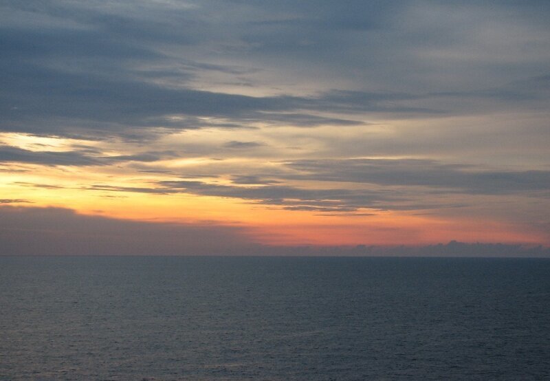 Яванское море с борта круизного лайнера