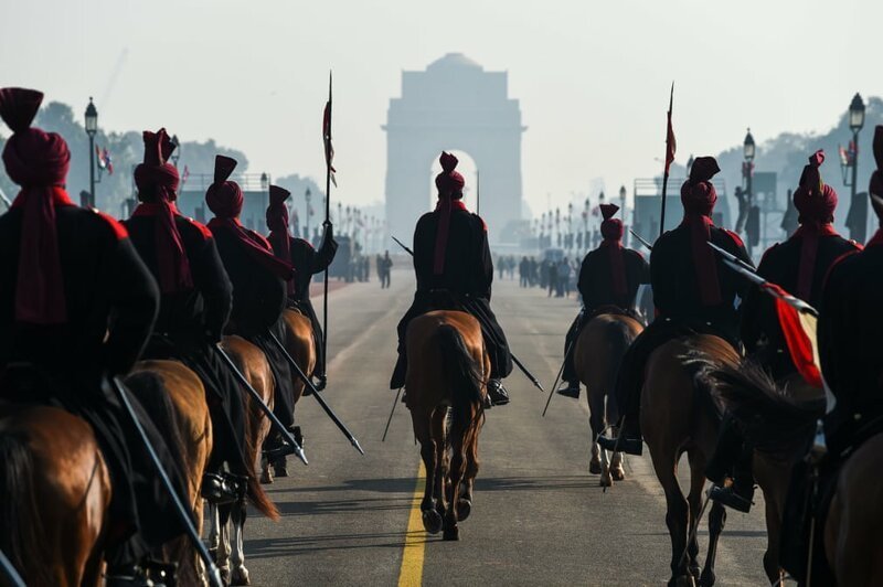 Фоторепортаж: военная элита Индии во время празднования Дня Республики
