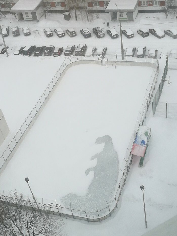 Такие морозы в Москве, что динозавры вымерли заново