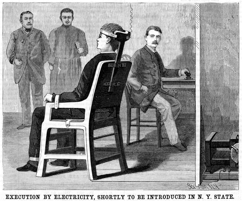 Эдисон считается одним из инициаторов создания электрического стула