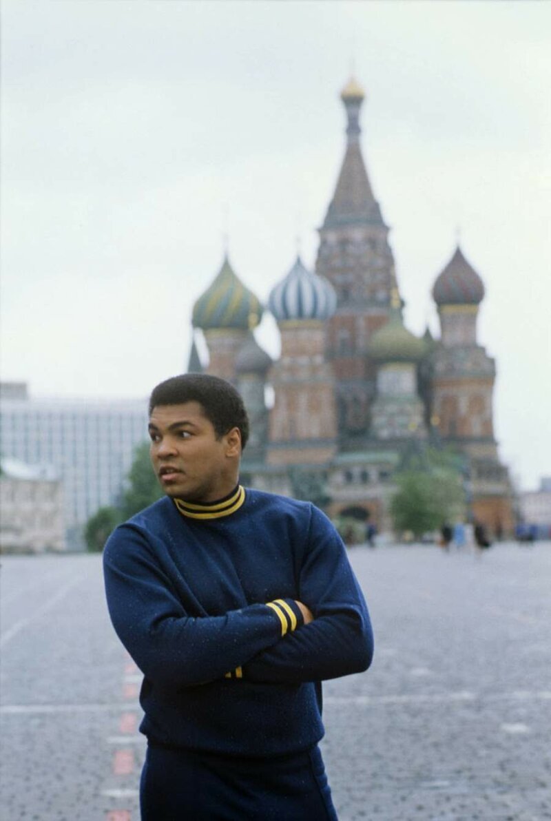 1978 год, Мохаммед Али на Красной площади. 