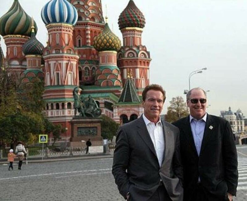 2010 год, Арнольд Шварценеггер принял участие в работе российского-американского инвестиционного форума.