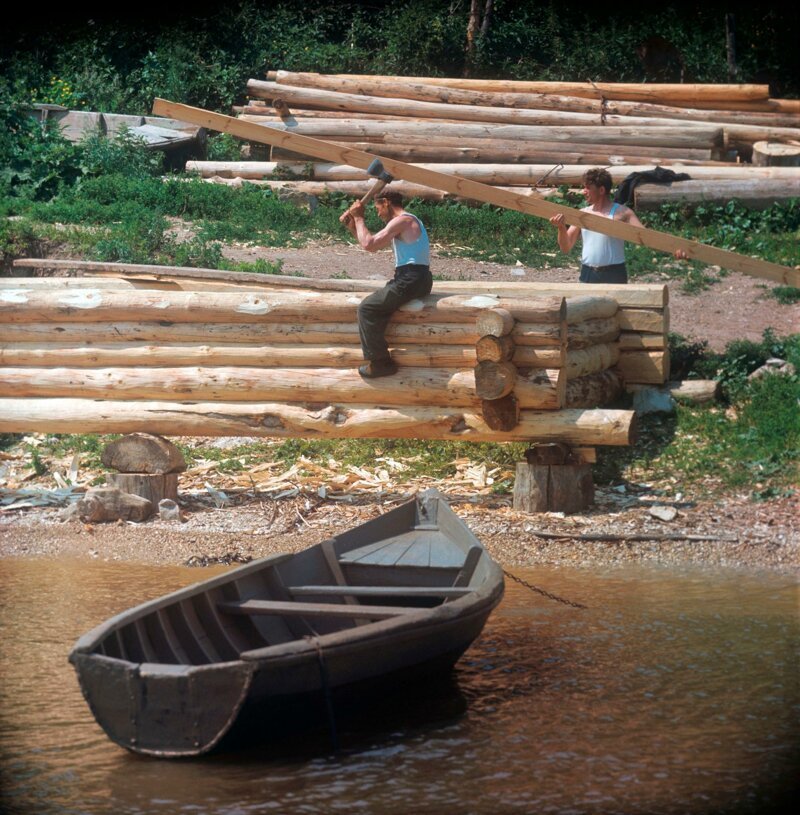 1970-е. На реке Лене