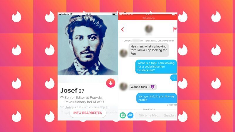 Невероятные приключения Сталина  в Tinder  или как немецкий хипстер стал большевиком