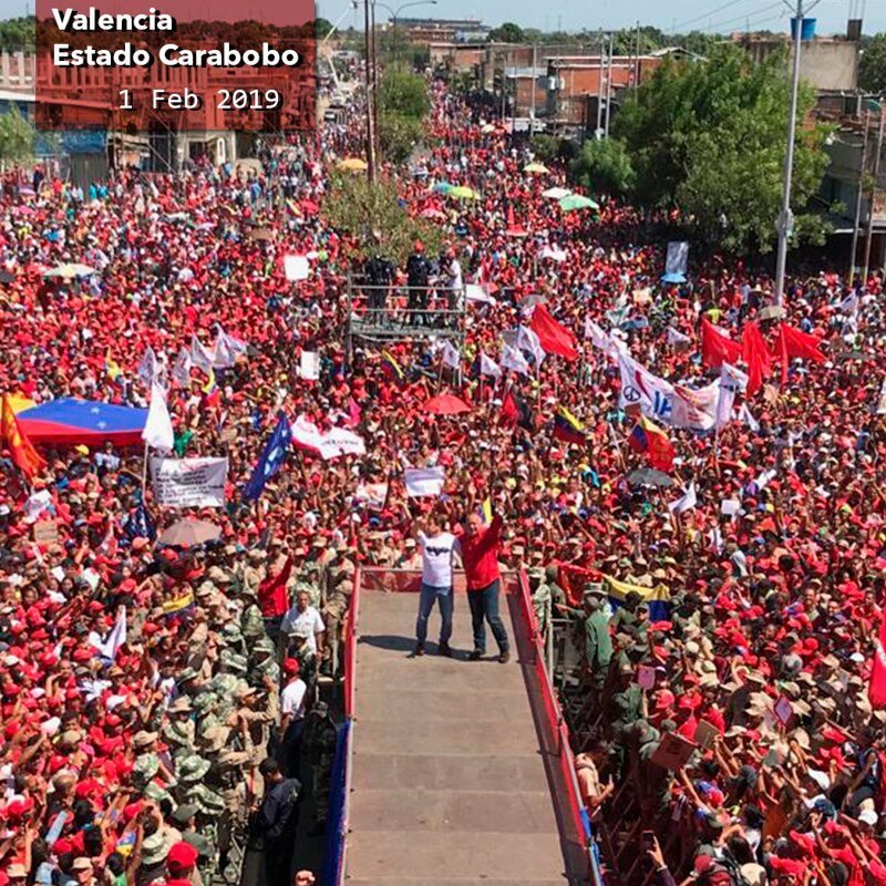 Митинги в Венесуэле в поддержку законной власти и законного президента Мадуро