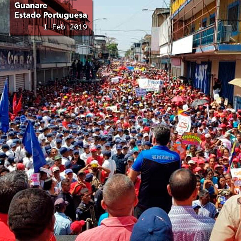 Митинги в Венесуэле в поддержку законной власти и законного президента Мадуро