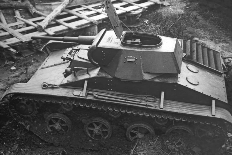 Проект танка Т-60 с 45мм пушкой (Т-45)
