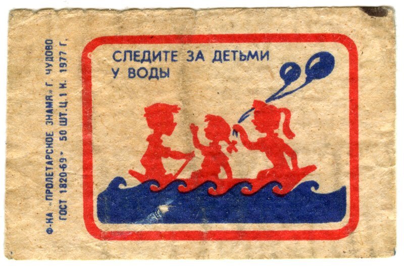 Спичечные этикетки времён позднего СССР