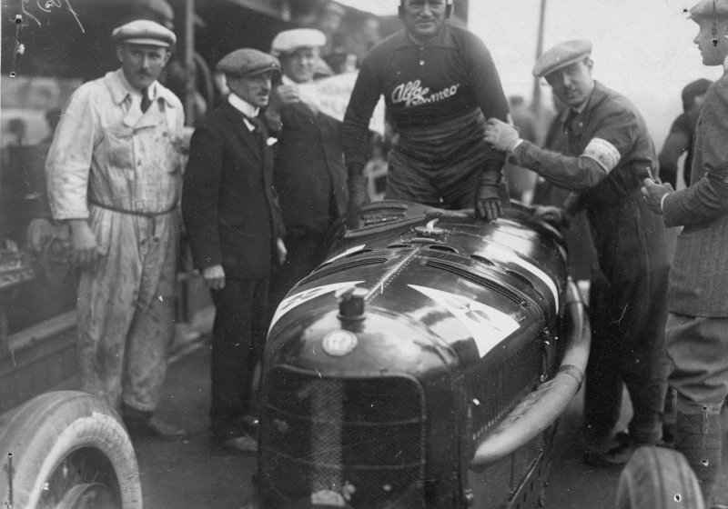 1924-1925 гг. Antonio Ascari и Alfa-Romeo P2