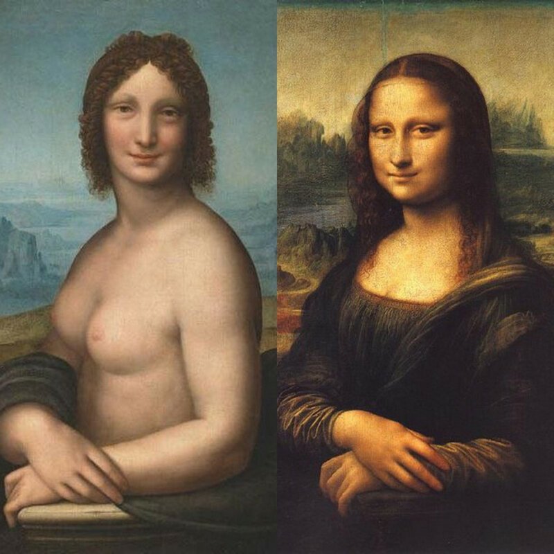Обнаженная Мона Лиза