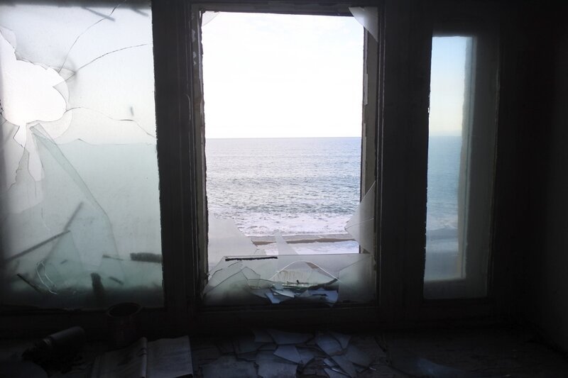 7. Вид из окна на океан. Северный Ледовитый. Типичная северная романтика