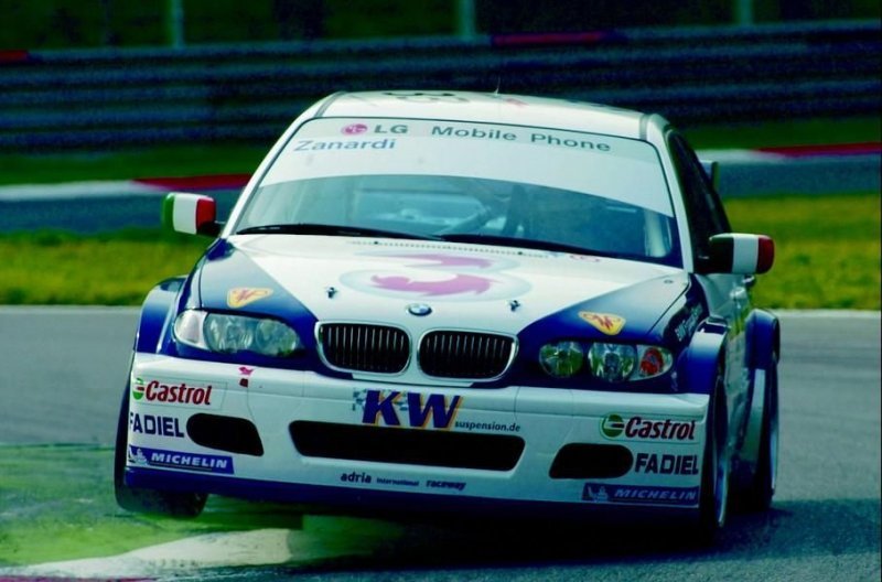 Первыми соревнованиями, где выступал Занарди после травмы, был Европейский чемпионат по кузовным автогонкам (ETCC) в 2003 году