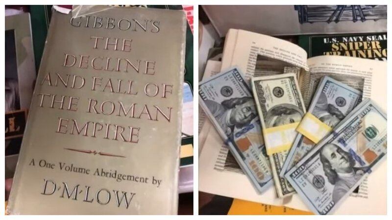 Волонтер книжного базара нашла в книге $4 000 и вернула их владельцам