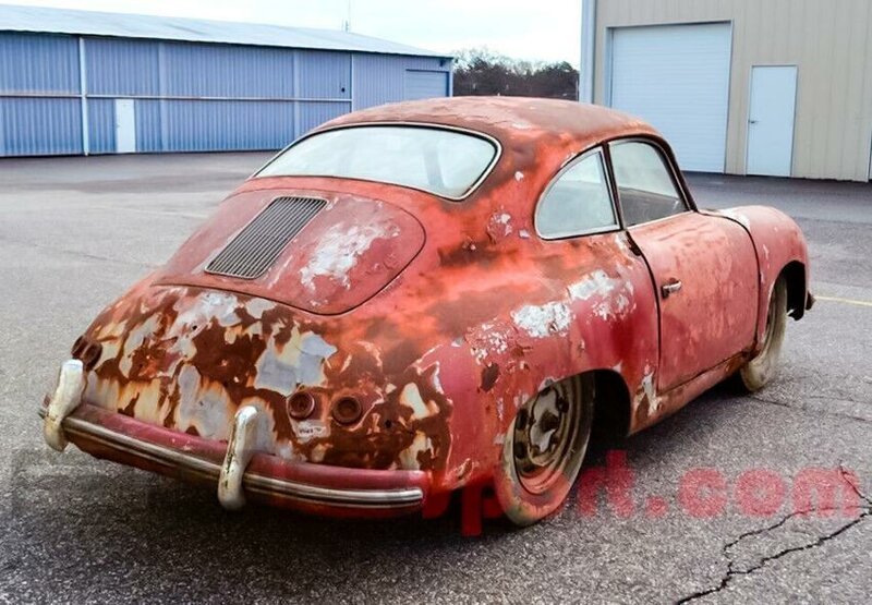 На Ebay идёт борьба за найденный в амбаре Porsche 356 1952 года