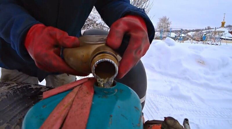 Снегоход: бензопила, велик и камеры от камаза