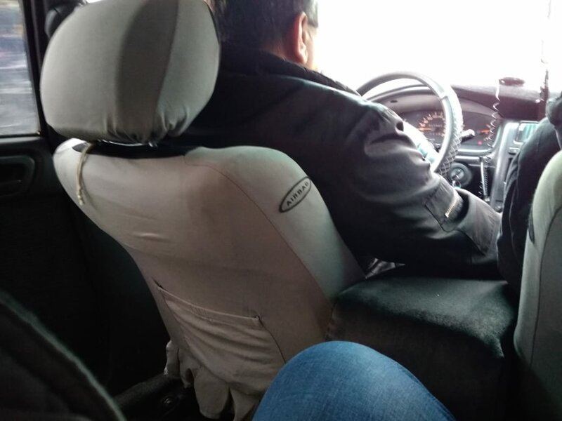 Эйрбэг (airbag) встроенный в чехол автокресла, китайское хау-ноу