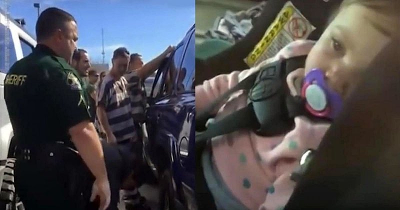 Заключенные из Флориды использовали свои криминальные навыки, чтобы спасти ребенка, запертого в машине