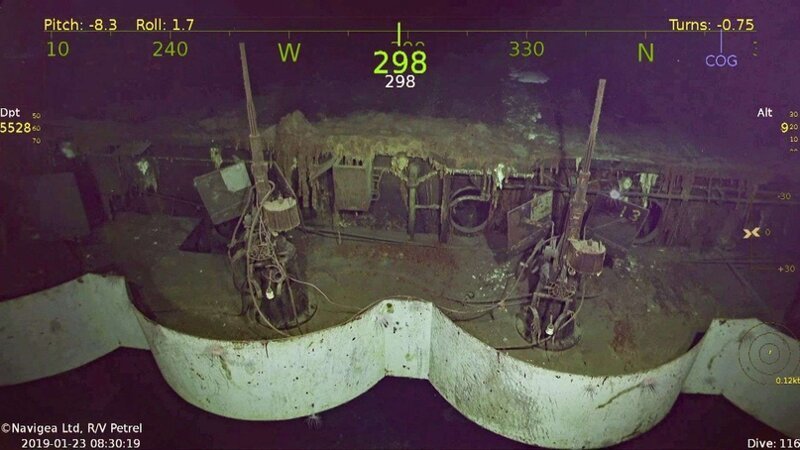 12 февраля 2019 команда подводных исследователей Пола Аллена нашла на дне Тихого океана американский авианосец "Хорнет", погибший в сражении у островов Санта-Крус в октябре 1942 года.  Корабль лежит на глубине более 5553 метров.