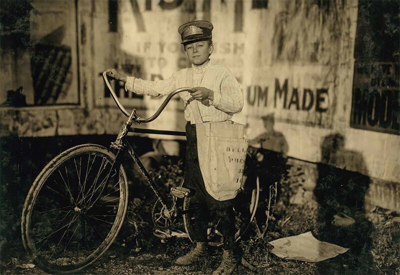 Марион Дэвис, компания Bellevue Messenger Service, курьер № 21. Хьюстон, Техас, октябрь 1913 г. 