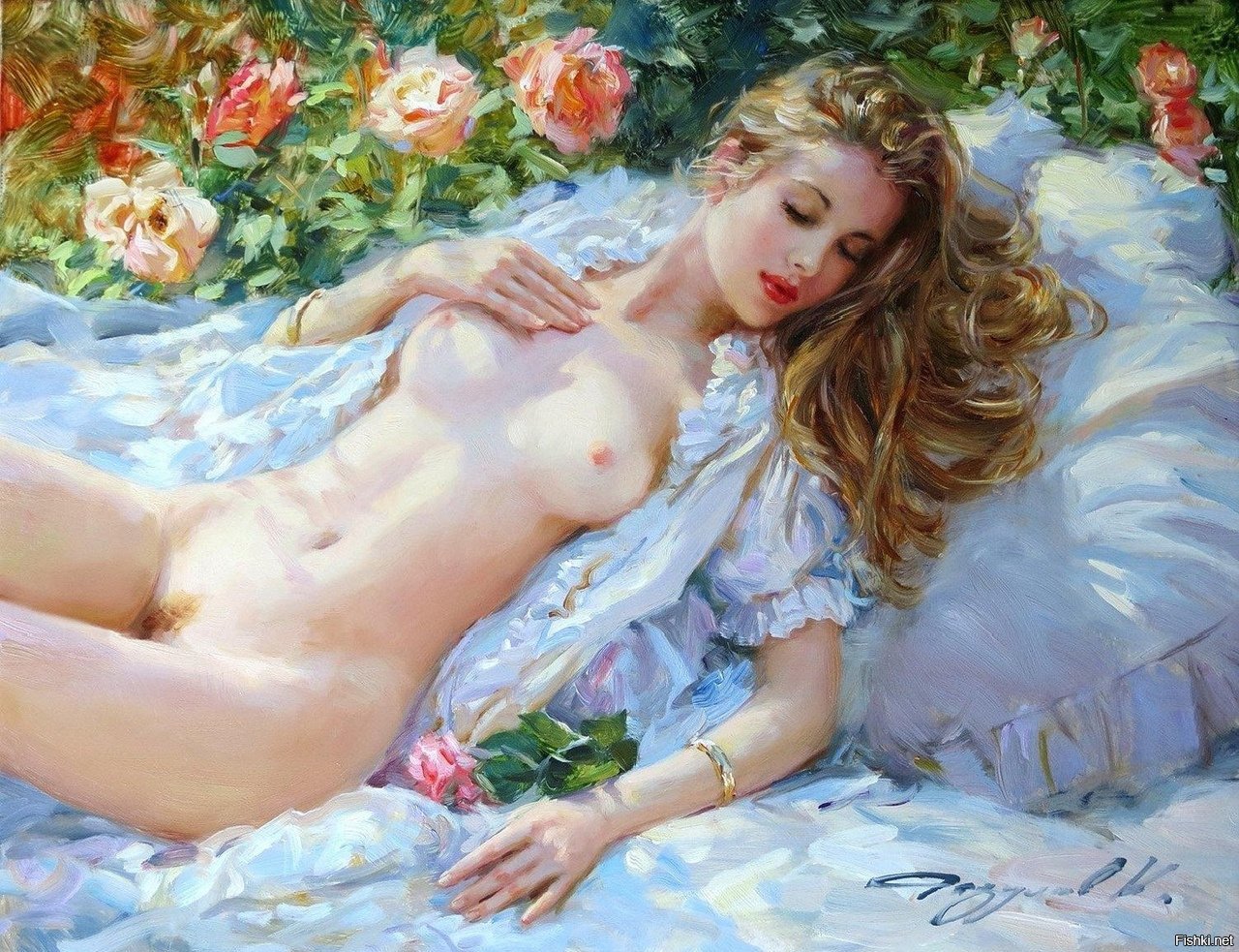 картины живопись женщин голые фото 28