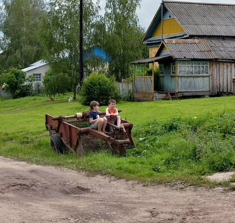 Каникулы в деревне картинки