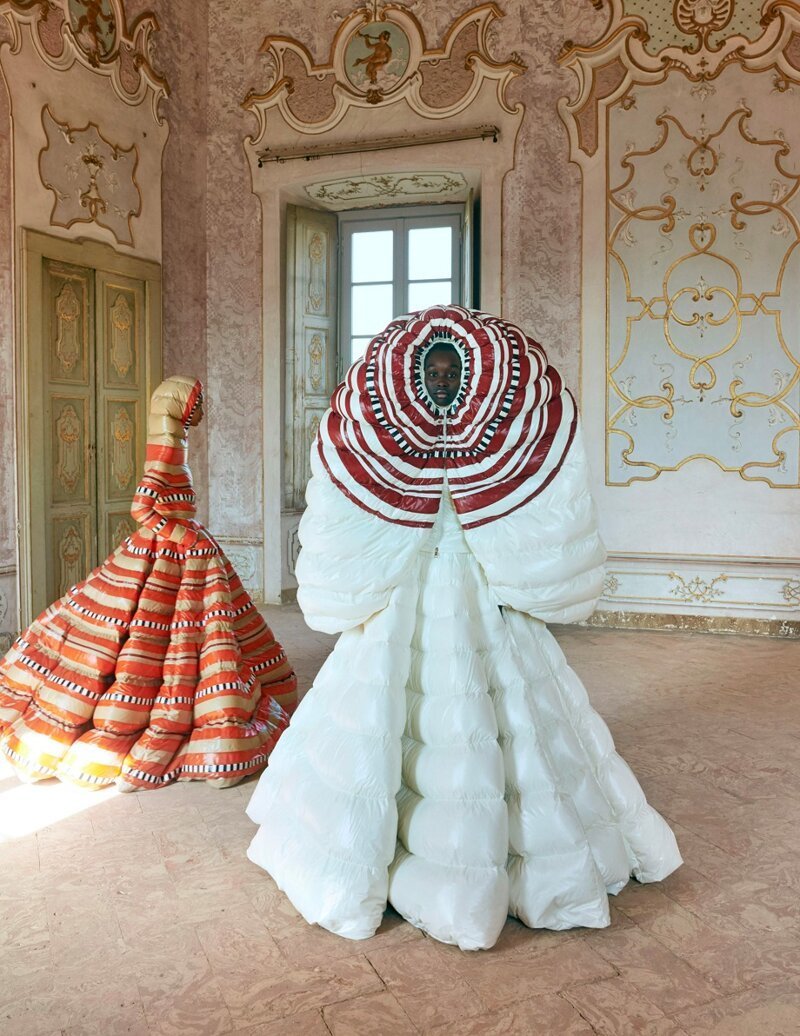 Платья от Pierpaolo Piccioli напоминают пуховики