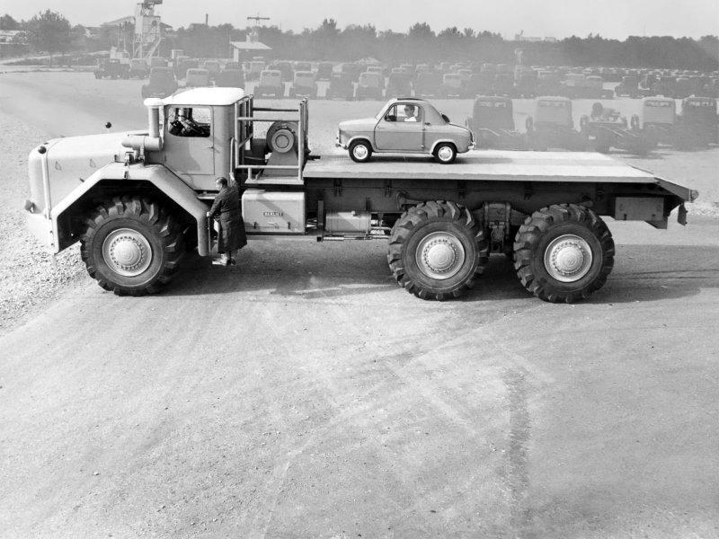 Berliet T100: гигантский французский грузовик середины XX века