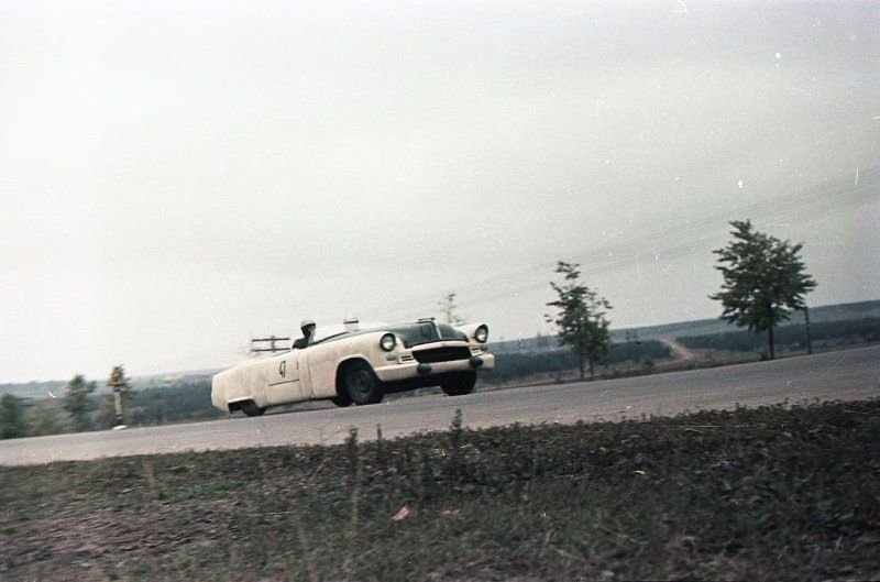 Архивные фотографии чемпионата СССР по автомобильным гонкам 1956 года