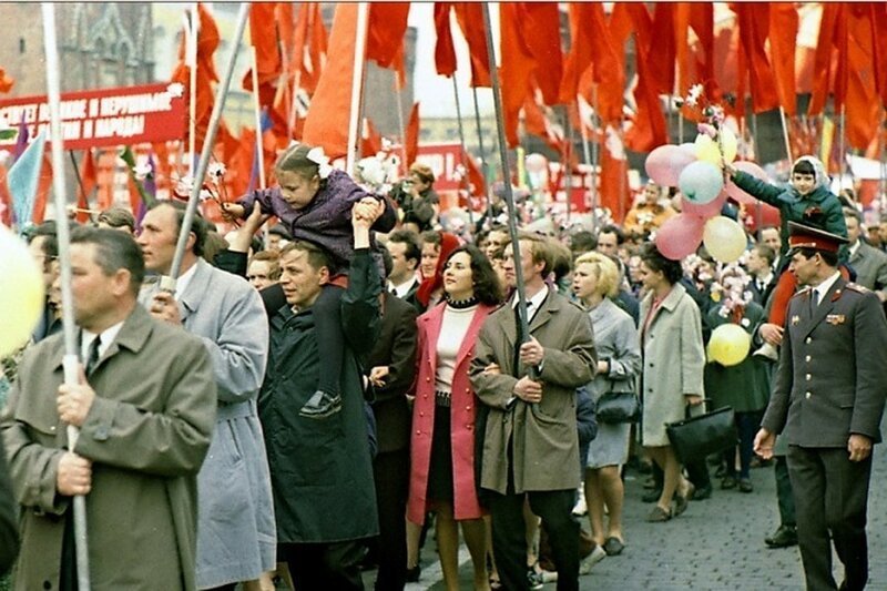Первомайская демонстрация в СССР