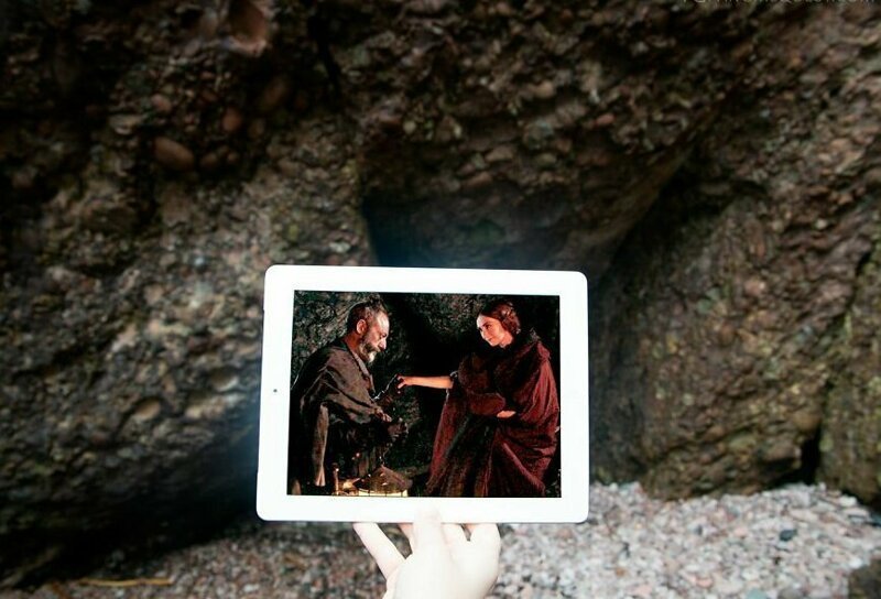 Давос Сиворт и Красная женщина в пещерах Кушендан, Северная Ирландия