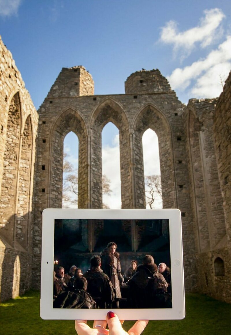 Робб Старк в аббатстве Инч, Северная Ирландия