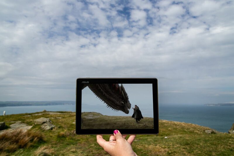 Джон Сноу впервые видит дракон, Фэр-Хед, Северная Ирландия