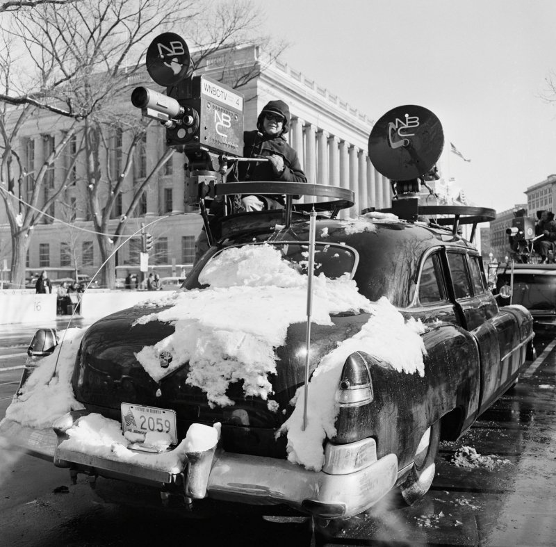 Снег на инаугурации президента США 20 января 1961 года